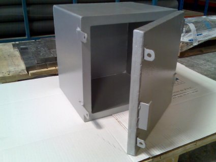 Cajas plomadas